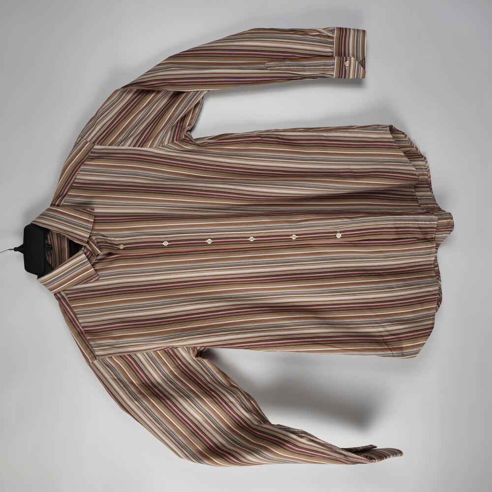 Etro Milano Striped Dress Shirt - Size 42
